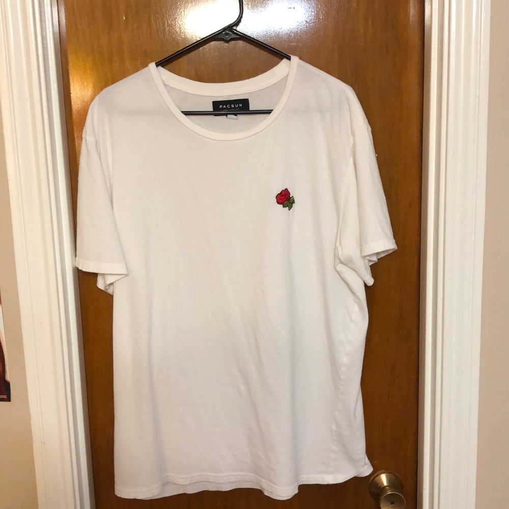 PacSun Rose White T-Shirt
